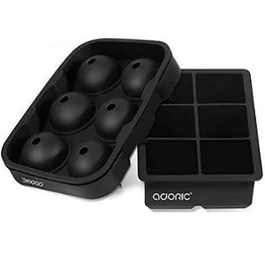 Round Ice Cube Trays, Ice Ball Maker Mold for Freezer, Circle Ice Cube Tray  Making 1.2in X 99PCS Sphere Ice Chilling Cocktail Whiskey Tea & Coffee , 3