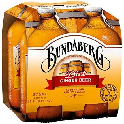 Bundaberg Diet Ginger Beer, 375 Ml (Pack of 24)