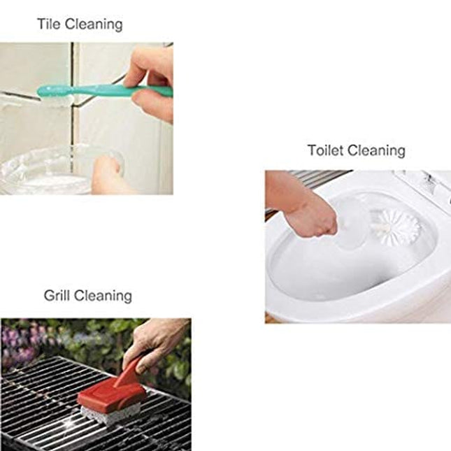 Pumice Cleaning Stone with Handle Toilet Bowl Cleaner Hard Water Ring Remover for Bath/Pool/Kitchen/Household Cleaning (2)