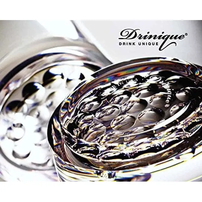 Drinique Elite Rocks Unbreakable Tritan Whiskey Glasses, 10 oz (Set of 4), Clear