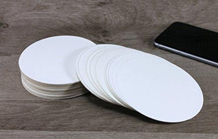 eSplanade Disposable Coaster - Made with Paper (Set of 100) - Use and Throw Beer Coasters - Perfect for Bar, Hotel, Restaurant Purpose & Parties