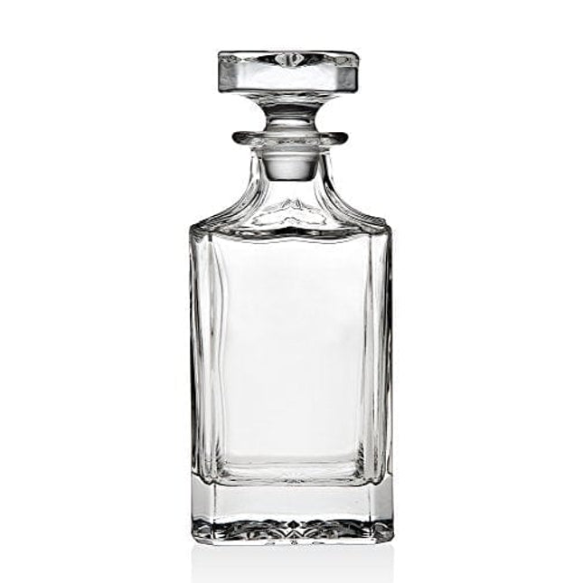 Lefonte Whiskey Decanter for Liquor Scotch Bourbon Vodka or Wine - 750ml