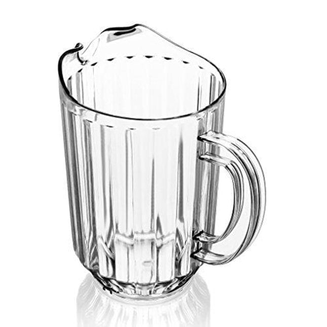 New Star Foodservice 46106 Resturant-Grade Polycarbonate Plastic Pitcher, 60 oz, Clear
