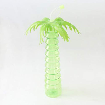NOVELTY GIFTS1 Palm Tree Luau Yard Cups Pack of 3