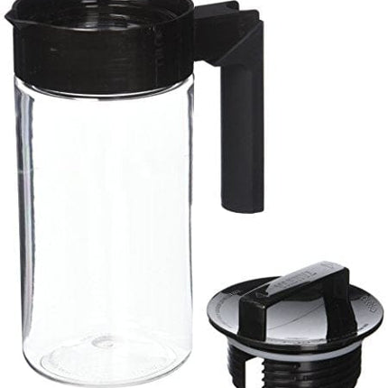 Takeya Patented and Airtight Pitcher Made in the USA, 1 Quart, Black
