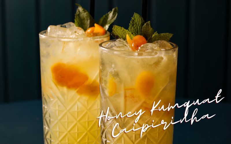 Honey Kumquat Caipirinha Recipe