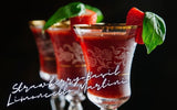 Strawberry-Basil Limoncello Martini Recipe