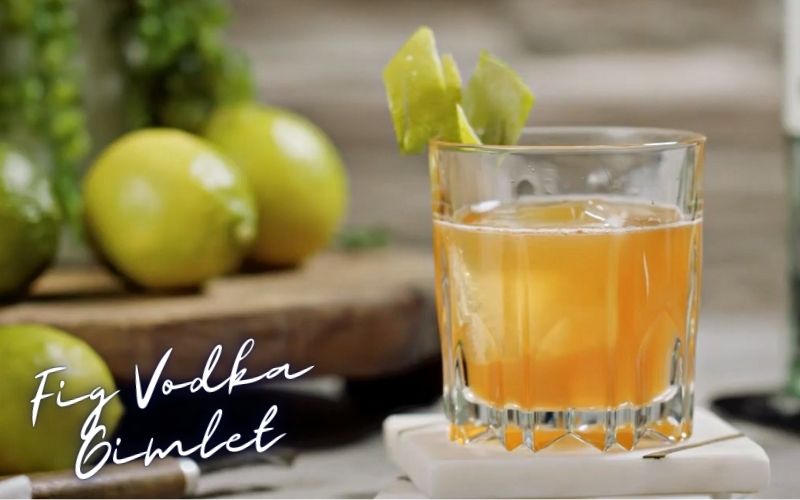 Fig Vodka Gimlet Recipe