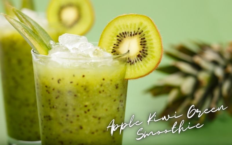 Apple Kiwi Green Smoothie Recipe