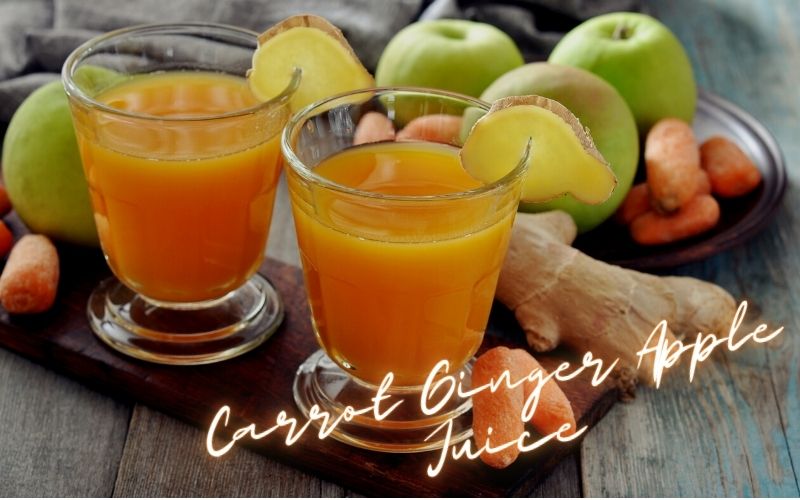 Carrot Ginger Apple Juice Recipe