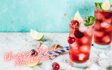 Cherry Mojito Mocktail Recipe