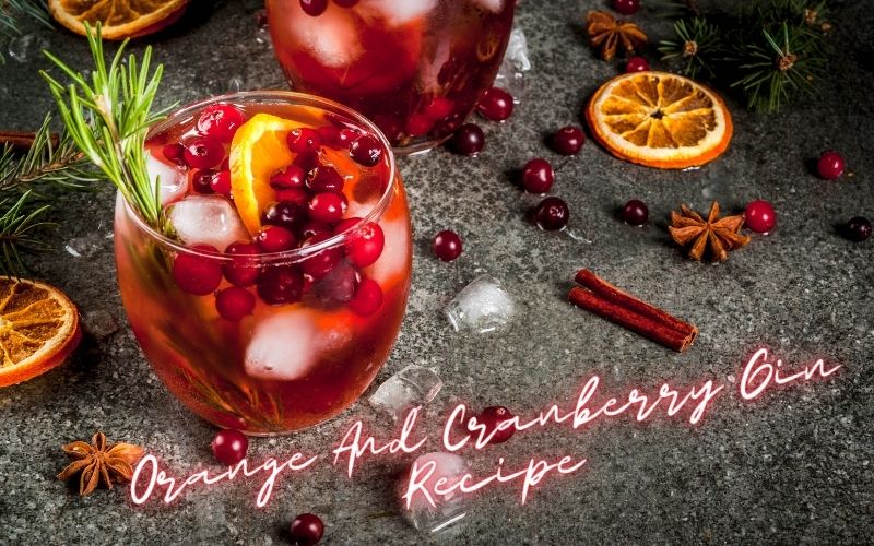 Orange And Cranberry Gin Recipe