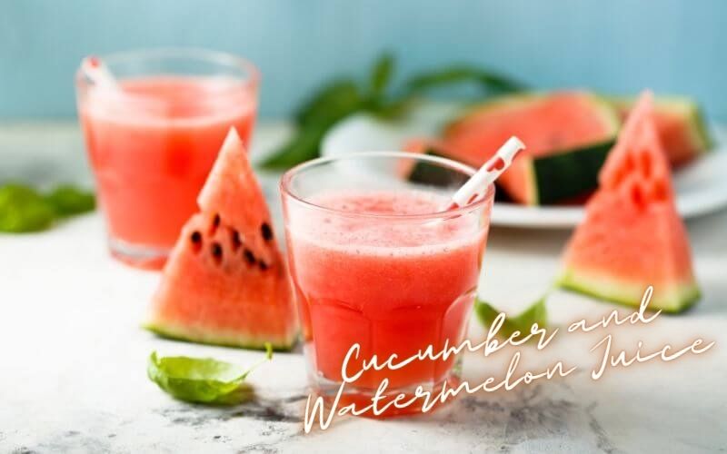 Cucumber and Watermelon Juice Recipe