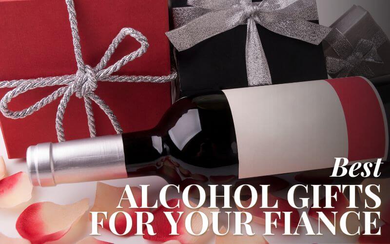 Gift boxes and a bottle of wine