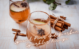 Spiced Pear And Bourbon Sparkler Recipe