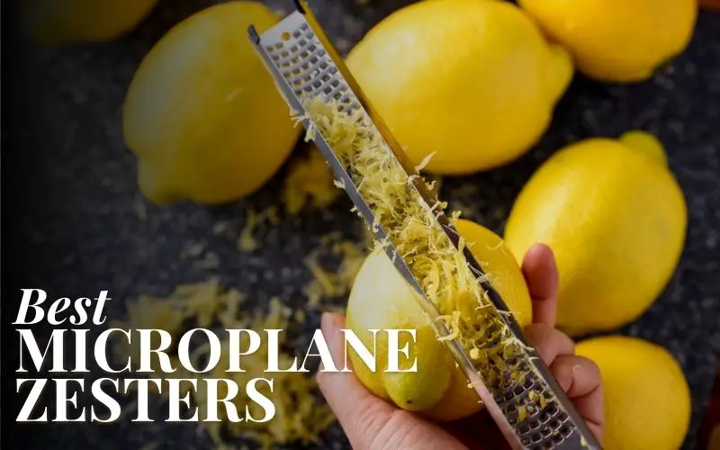 Premium Lemon Zester Tool, Grater, Rasp by Integrity Chef - Antibacter