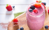 Peach Raspberry Vegan Smoothie Recipe