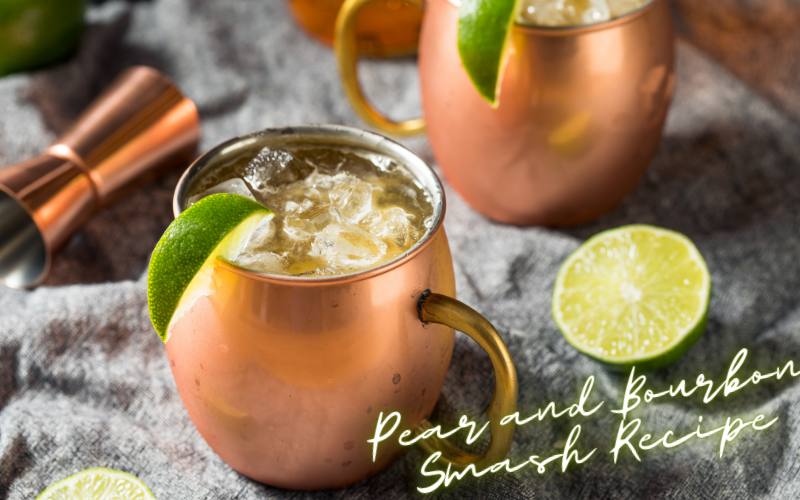 Pear and Bourbon Smash Recipe