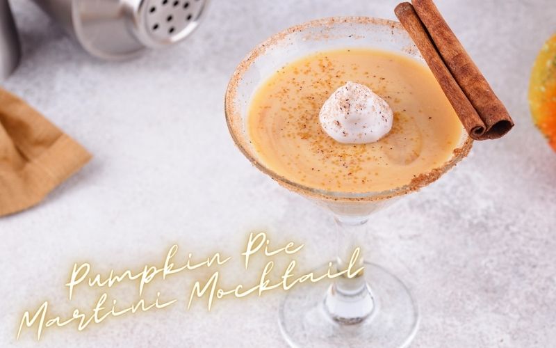 Pumpkin Pie Martini Mocktail Recipe