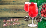 Glasses of Raspberry White Claw
