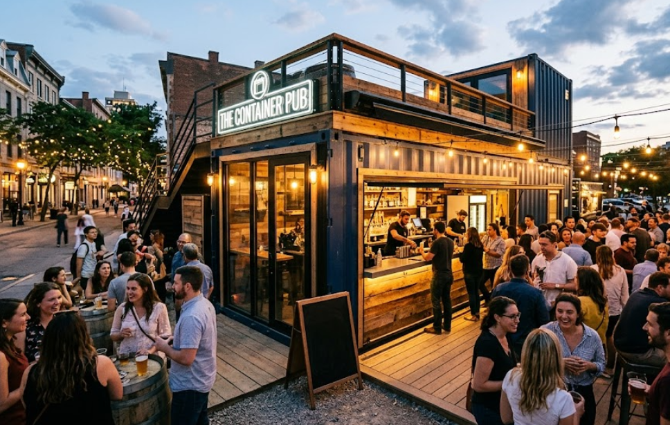 From Idea to Opening Night: Building a Bar from a Shipping Container