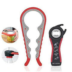 1pc Pink Multifunctional Can Opener & Bottle Opener & Corkscrew With  Hanging Hole, Easy Twist Kitchen Tool