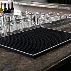 bar mat on the bar counter