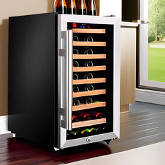ELEGANT WINE COOLER AND REFRIGERATOR