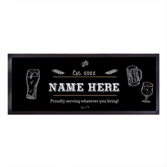 PERSONALIZED BAR MAT