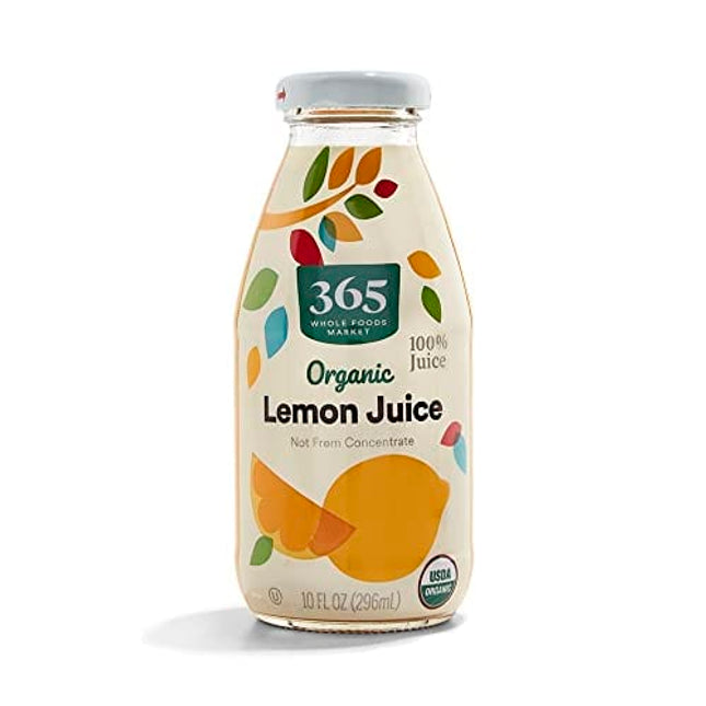 365 by Whole Foods Market, Organic 100% Lemon Juice, 10 Fl Oz Bottle