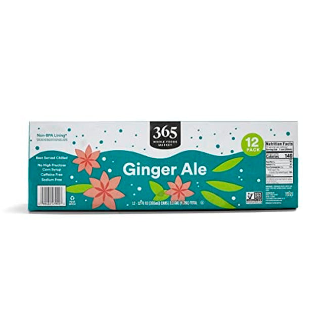 365 by Whole Foods Market, Soda Ginger Ale, 12 Fl Oz, 12 Pack