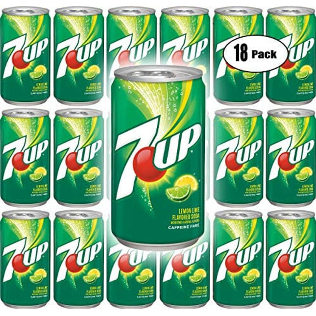 7UP, 7.5 oz Can (Pack of 18, Total of 135 Fl Oz)