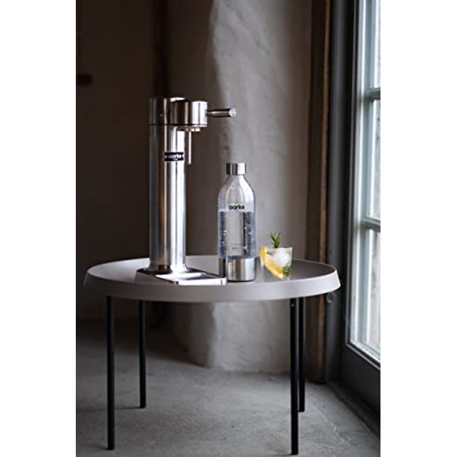 aarke - Carbonator III Premium Carbonator-Sparkling & Seltzer Water Maker-Soda Maker with PET Bottle (Stainless Steel)