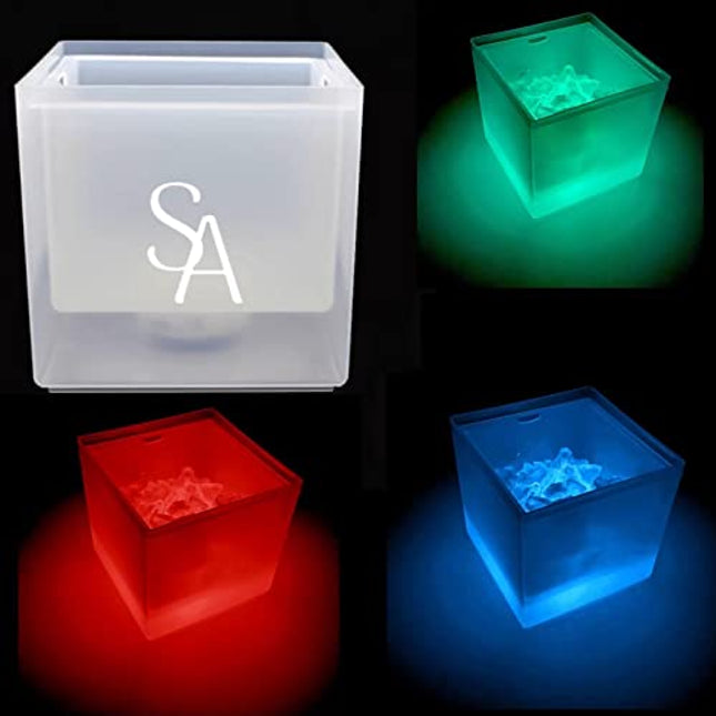 LED ice bucket, Bar Ice container for parties, Beverage tub for cocktail bar, Ice bucket for parties, Large Ice Bucket, Prodyne on Ice, Cooler Bucket, Beer Ice Bucket, 19cmx19cmx18.5cm