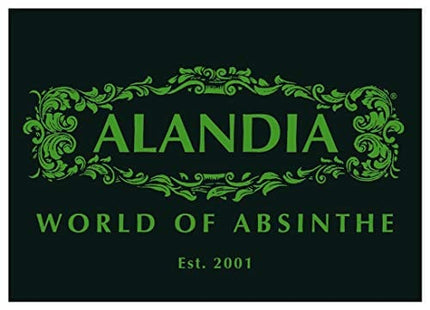 ALANDIA Absinthe Spoon Feuilles | Stainless Steel | 19th Century Replica | + Ritual Card