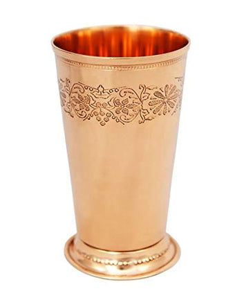 Alchemade 100% Pure Copper 18 Oz Derby Cups Without A Handle For Mint Juleps and Other Cocktails - Seamlessly Handmade to Last a Lifetime Tarnish Free