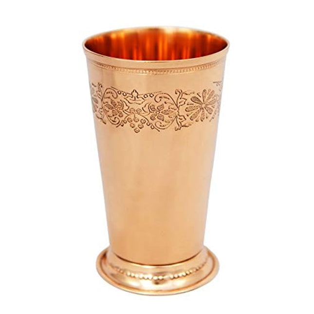 Alchemade 100% Pure Copper 18 Oz Derby Cups Without A Handle For Mint Juleps and Other Cocktails - Seamlessly Handmade to Last a Lifetime Tarnish Free