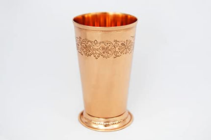 Alchemade 100% Pure Copper 18 Oz Derby Cups Without A Handle For Mint Juleps and Other Cocktails - Seamlessly Handmade to Last a Lifetime Tarnish Free