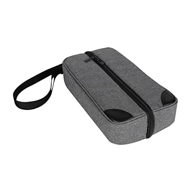 ALLCAMP Wine tote Bag with Cooler Compartment，Picnic Set Carrying Two sets of tableware（Gray）