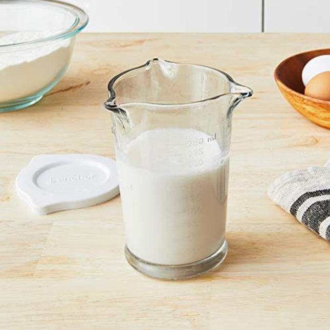 Anchor Hocking 8-ounce Triple Pour Measuring Cup, Clear, Set of 1