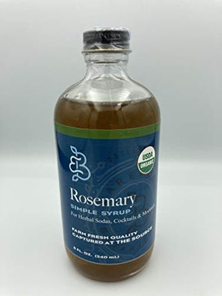 Barefoot Botanicals Rosemary Certified Organic Botanical Simple Syrup