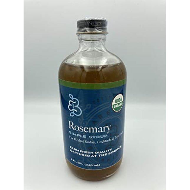 Barefoot Botanicals Rosemary Certified Organic Botanical Simple Syrup