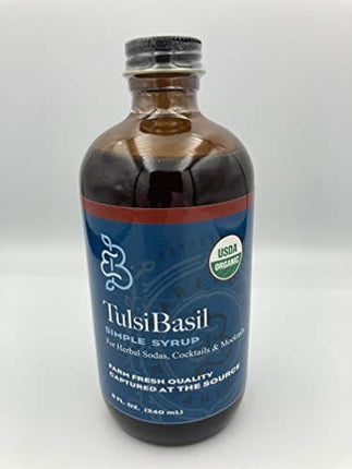 Barefoot Botanicals Tulsi Basil Botanical Certified Organic Simple Syrup
