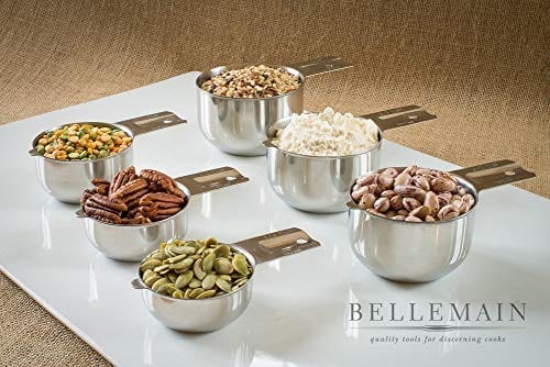 Bellemain One Piece Stainless Steel - Nesting measuring cups for