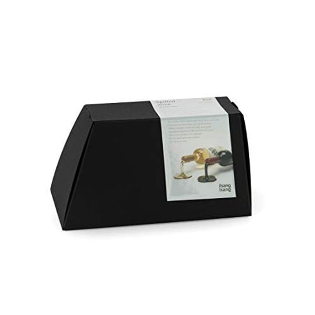 Beyond123 Spilled Wine Bottle Holder - Fun and Unique Way to Display Your Favorite Wine - Red and White (Set of 2)