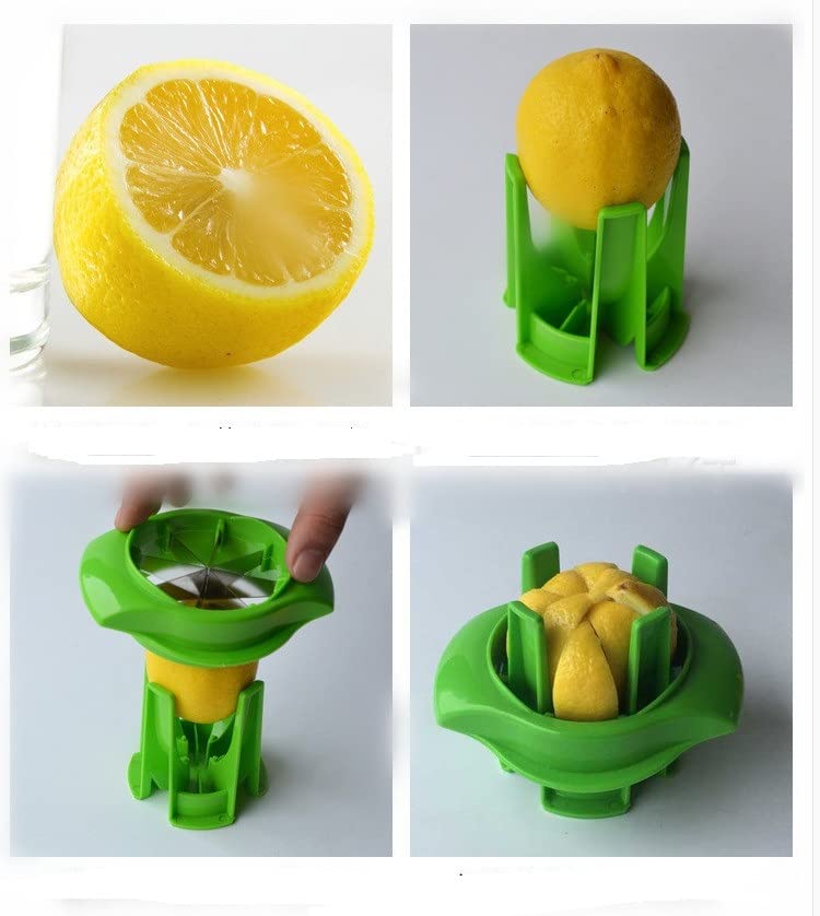 Lime Cutter Machine 1PC Lemon & Lime Wedge Slicer Cutter to Garnish Food Lemon Splitter F ...