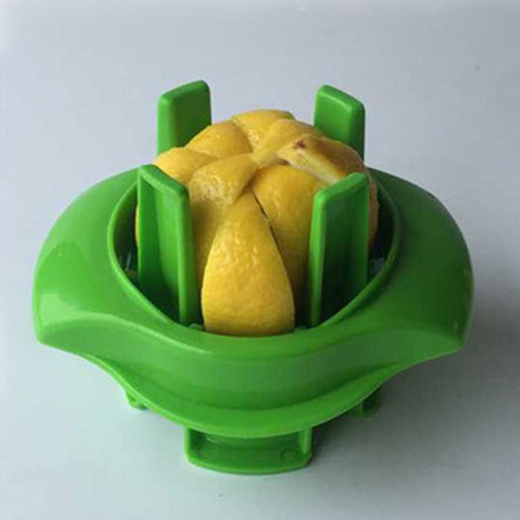 1pc Solid Multifunction Handheld Food Slicer, Green ABS Lemon Slicer For  Kitchen