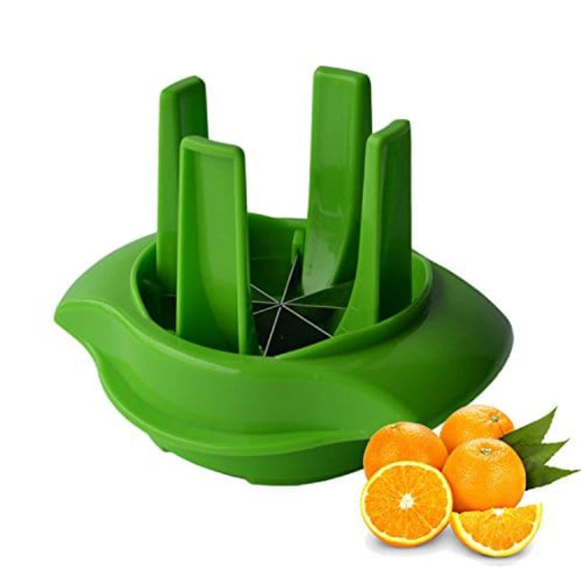 1PC Lemon & Lime Wedge Slicer Cutter to Garnish Food Lemon  Splitter Fruit Slicer Apple Separator Orange Cutter Enjoy Slices of Lemon and Lime Wedges in Seconds (Green)