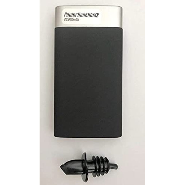 Binocktails BEV-Bank Hidden Power Bank Flask - Holds Approximately 8 oz. (235 ml)