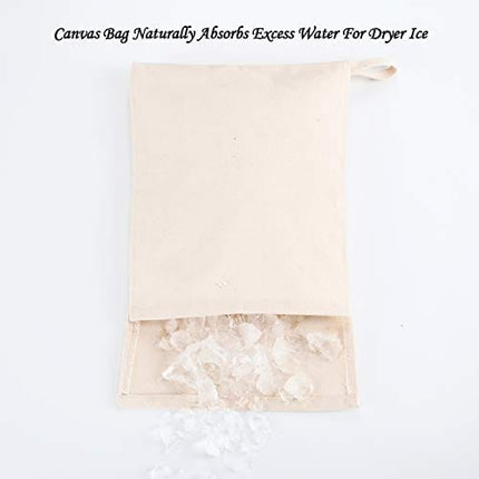 Lewis Bag Canvas Ice Bag Crushed Ice Bag Reusable Canvas Bag for Crushed Ice Dried Ice (4)
